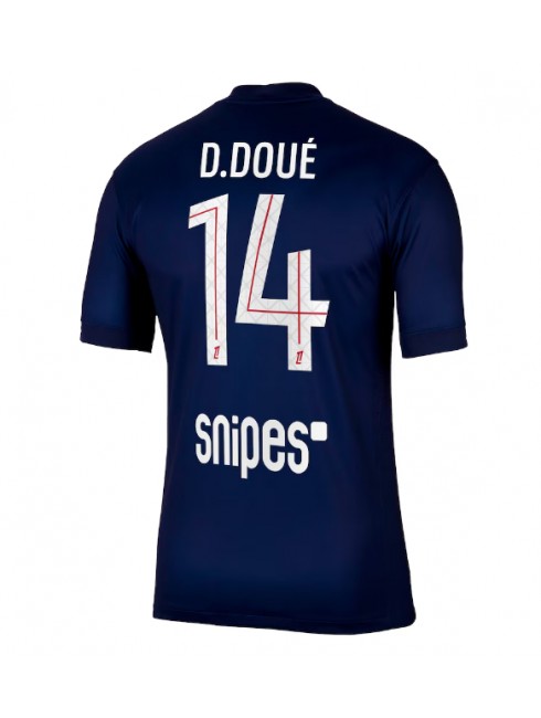 Paris Saint-Germain Desire Doue #14 Replika Hemmakläder 2025-26 Kortärmad Paris Saint-Germain Desire Doue #14 Replika Hemmakläder 2025-26 Kortärmad